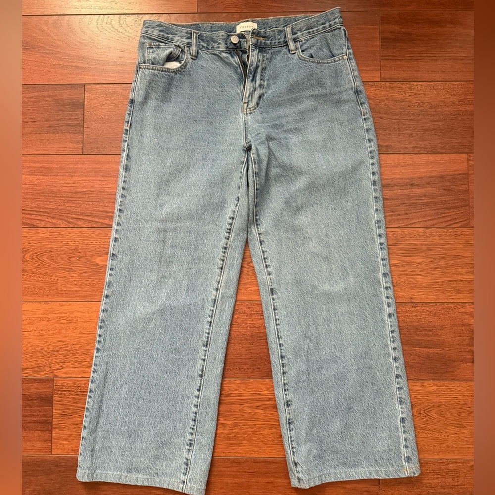 PacSun Women's Straight Leg Jeans - Light Blue